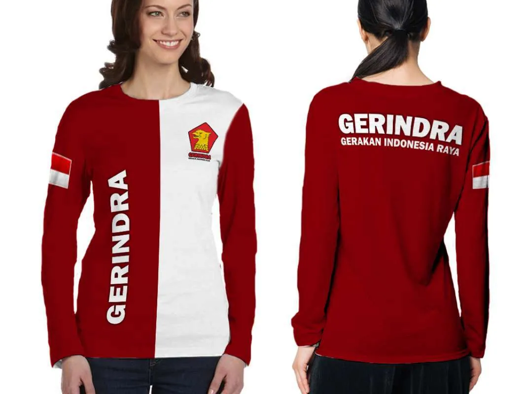 kaos gerindra wanita